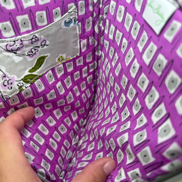 Vera Bradley Women's Watercolor Floral Padded Quilted Tablet E-reader Sleeve - Picture 3 of 5